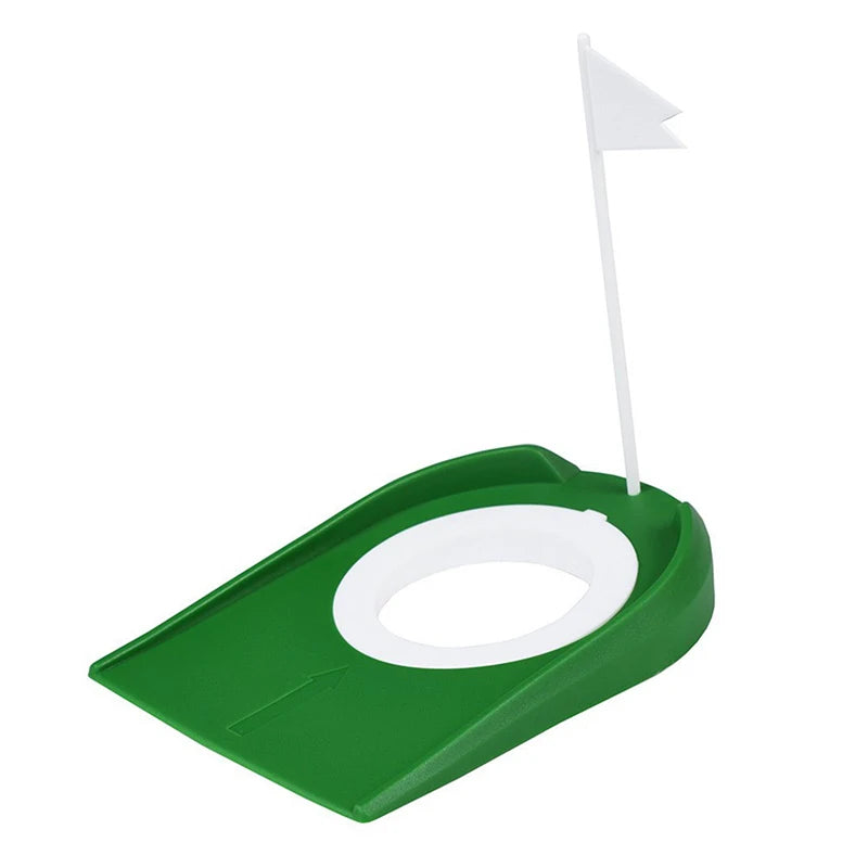 Portable Golf Putting Trainer with Flag Target