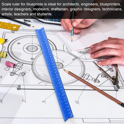 Aluminium Architect Scale Ruler