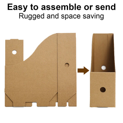 Foldable Desktop File Holders with Label Stickers