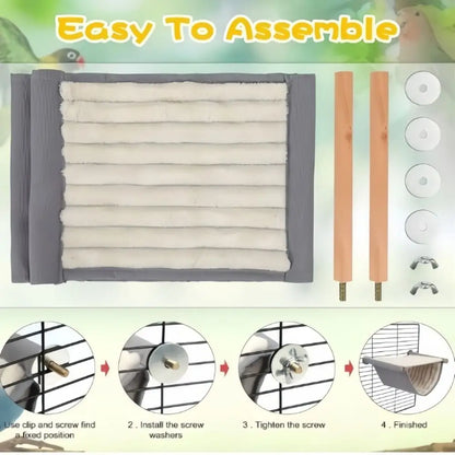 Fleece Hanging Bird Hammock Nest