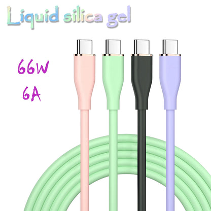 66W USB-C Silicone Cable