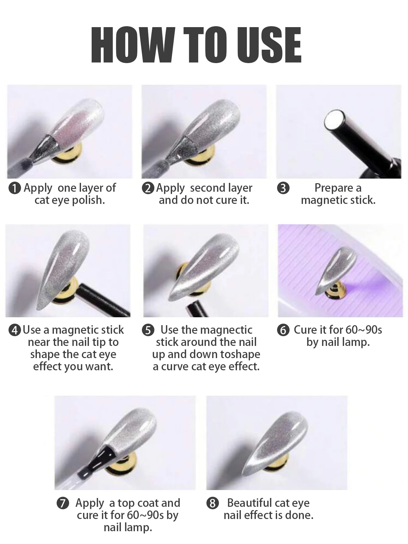 ZH Golden Cat Magnetic Gel Polish