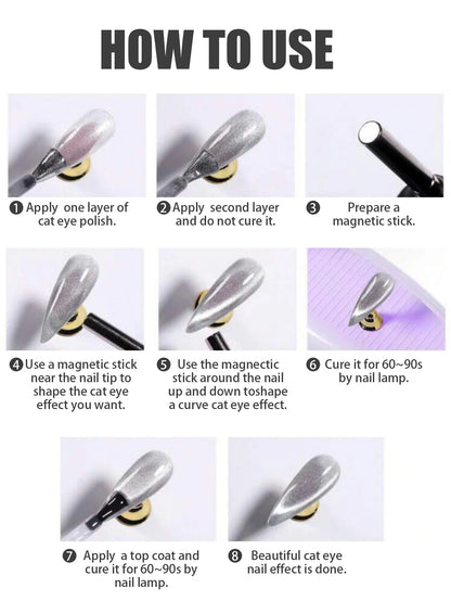ZH Golden Cat Magnetic Gel Polish