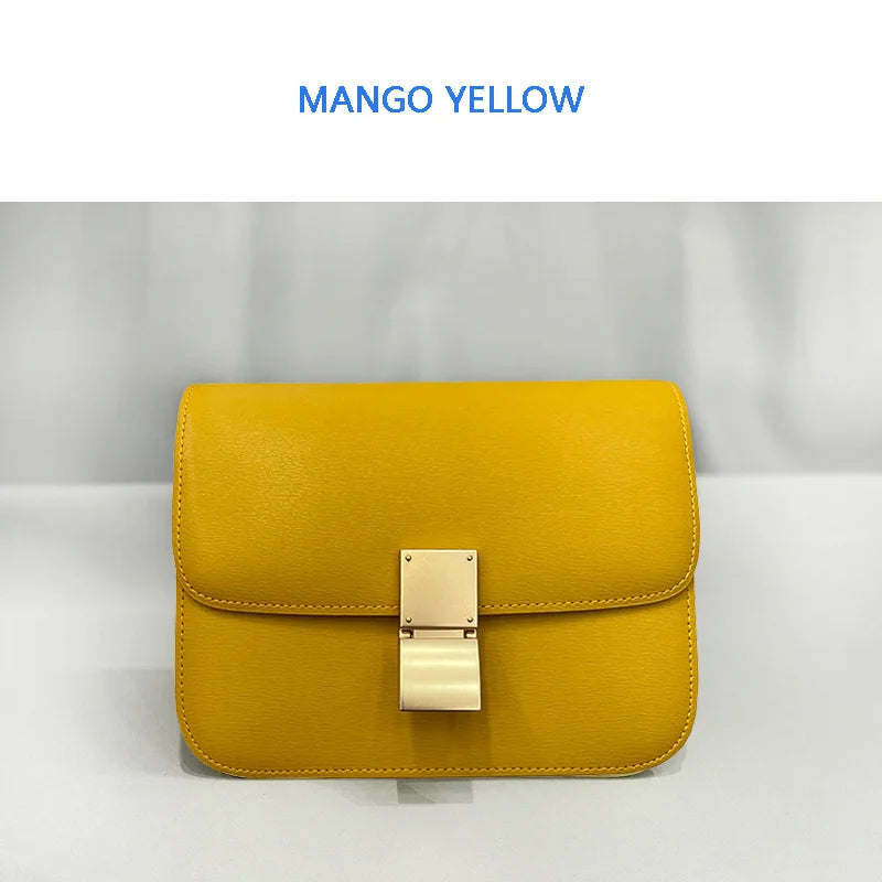 Retro Palm Texture Flap Messenger Bag