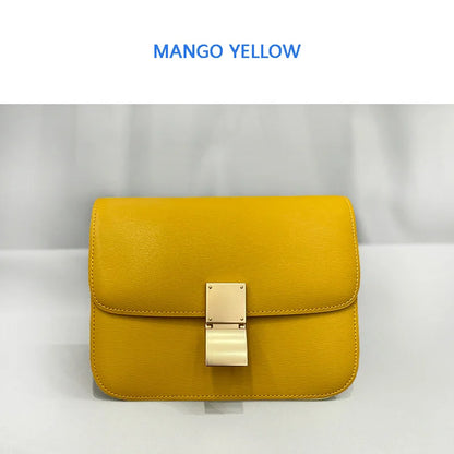 Retro Palm Texture Flap Messenger Bag