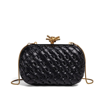 Handwoven Woven Evening Clutch Bag