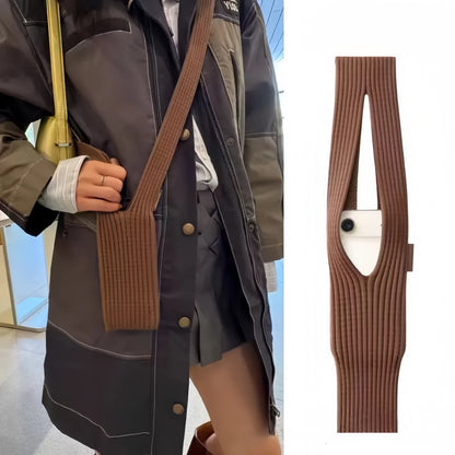 Long Knitwear Crossbody Phone Case for iPhone