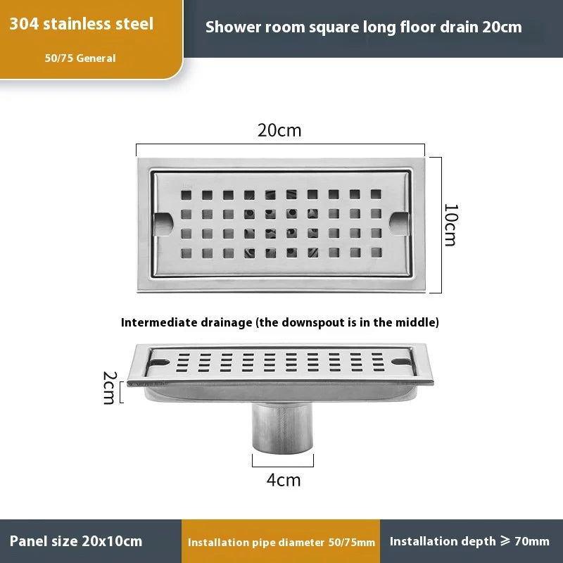 Stainless Steel Linear Floor Drain