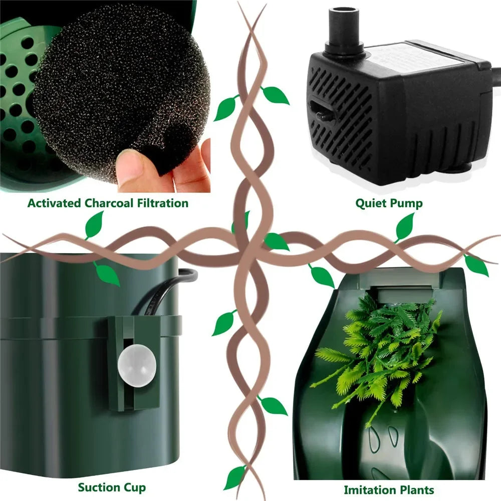 Automatic Reptile Water Fountain