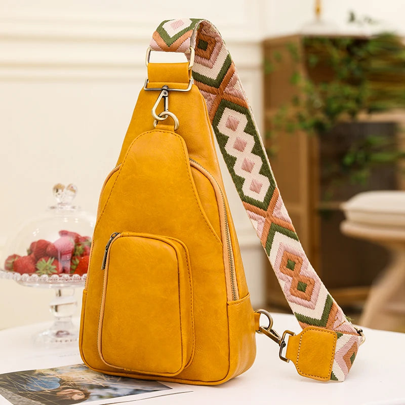 Women’s PU Leather Crossbody Sling Bag