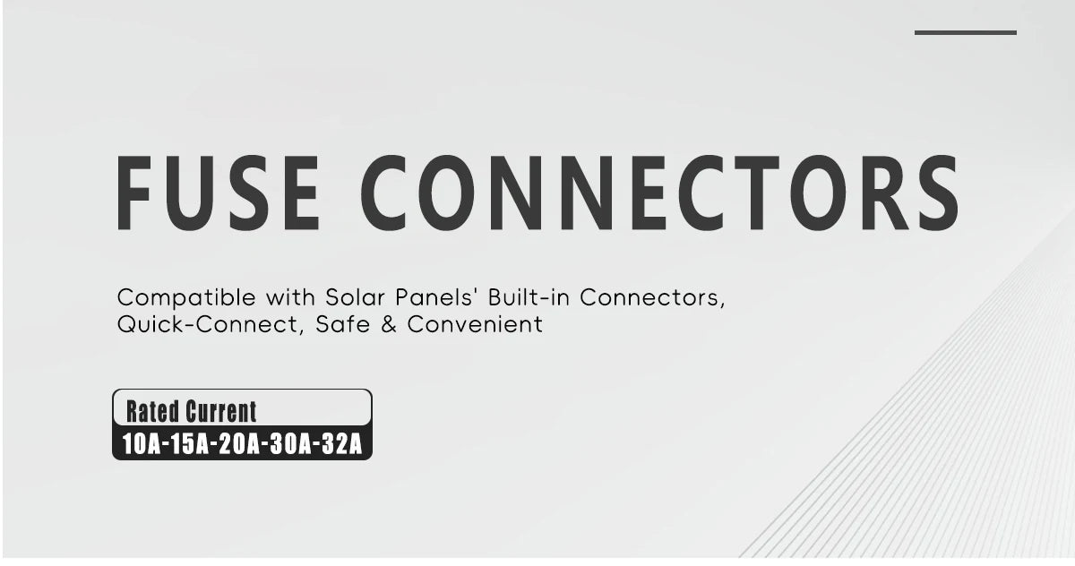 1000V DC Solar Panel Inline Fuse Connector