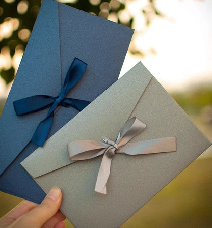 Pearlescent Ribbon Gift Envelopes