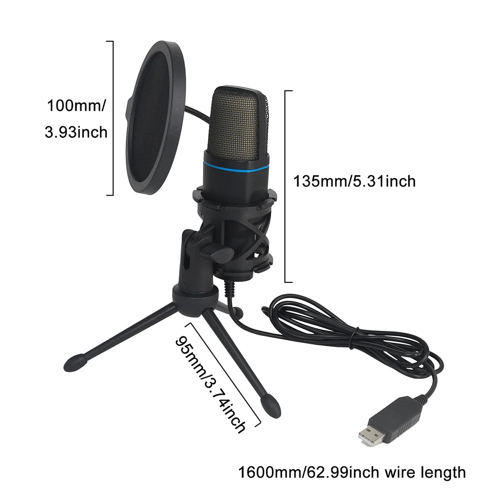 USB Condenser Microphone for Gaming & Streaming