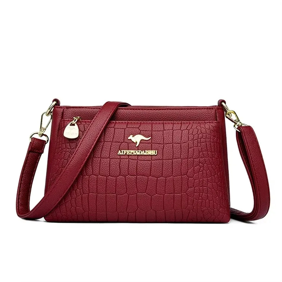 Large Capacity Women’s Leather Tote Handbag