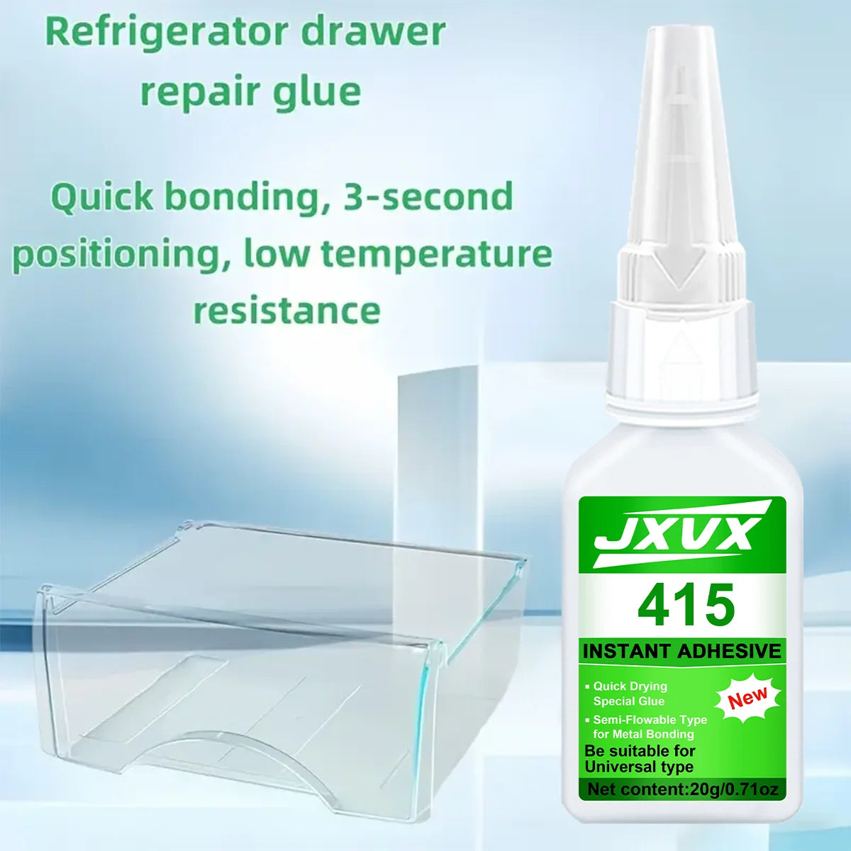 Crystal Clear Waterproof Glass Repair Glue