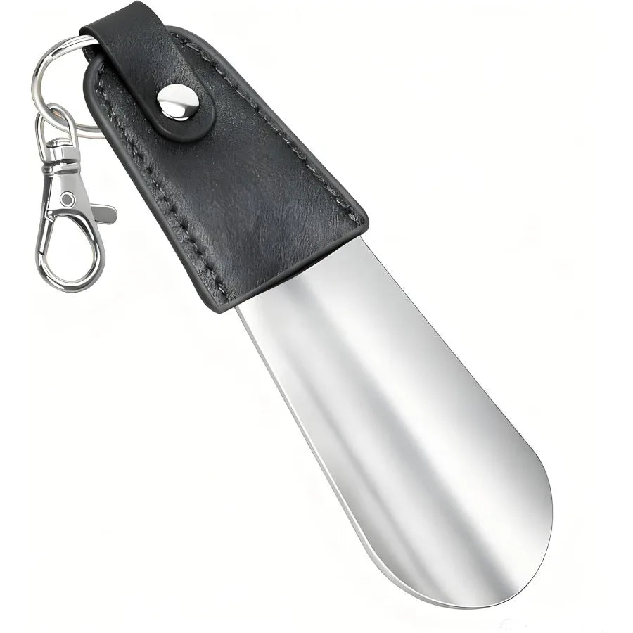 Portable Stainless Steel Shoe Horn Keychain