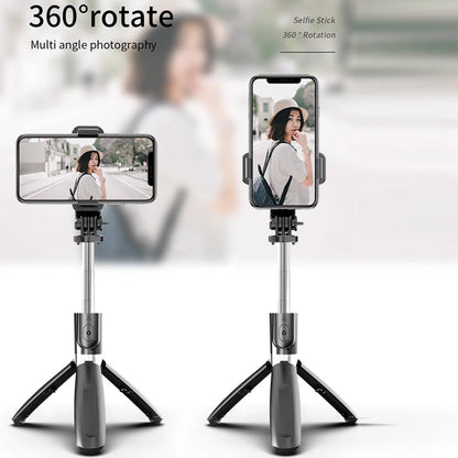 4 In1 Wireless Bluetooth Selfie Stick Tripod Phone Stand