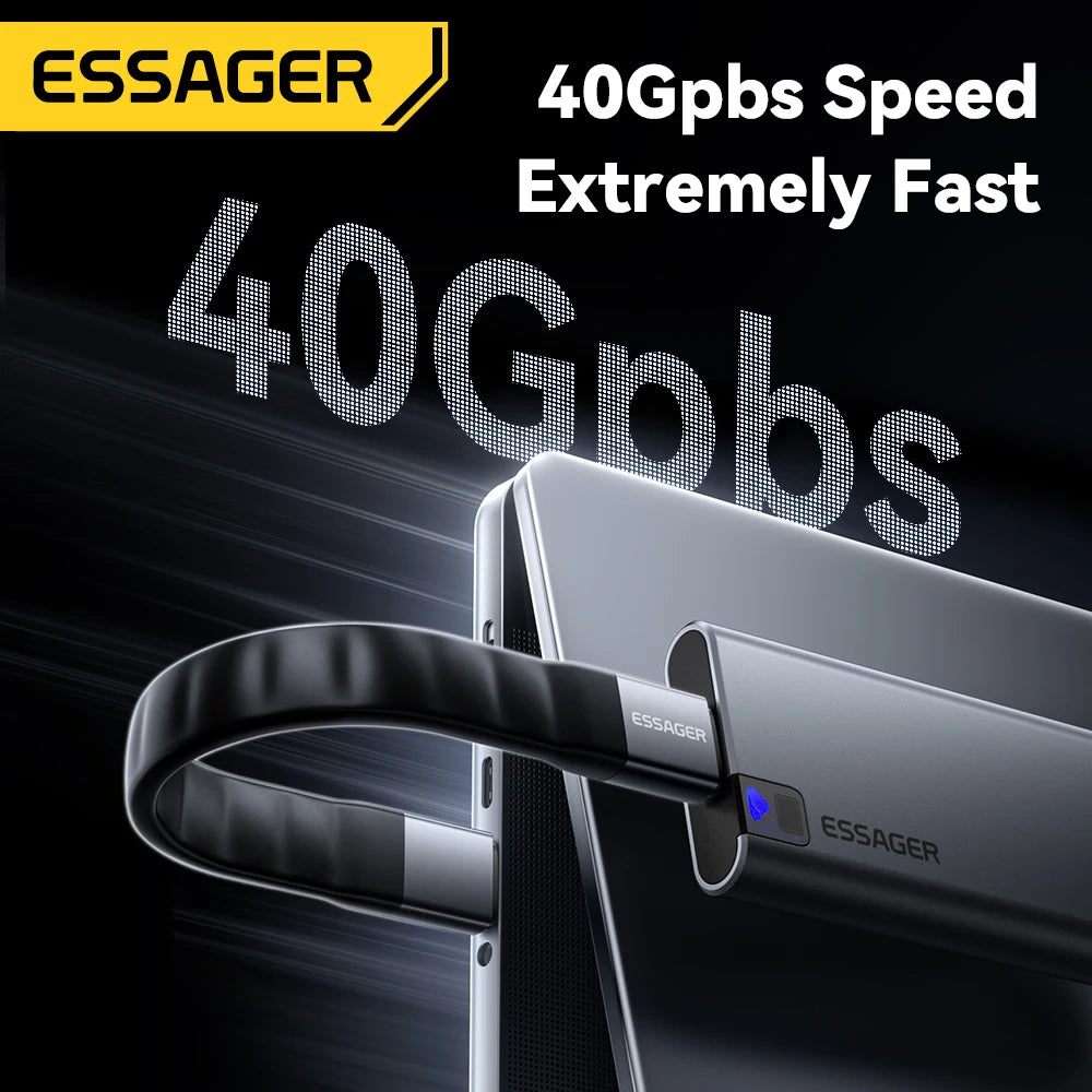 ESSAGER 240W USB-C PD3.1 Fast Charging Cable
