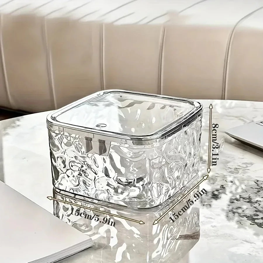 Clear Acrylic Hair Accessories Organizer Box