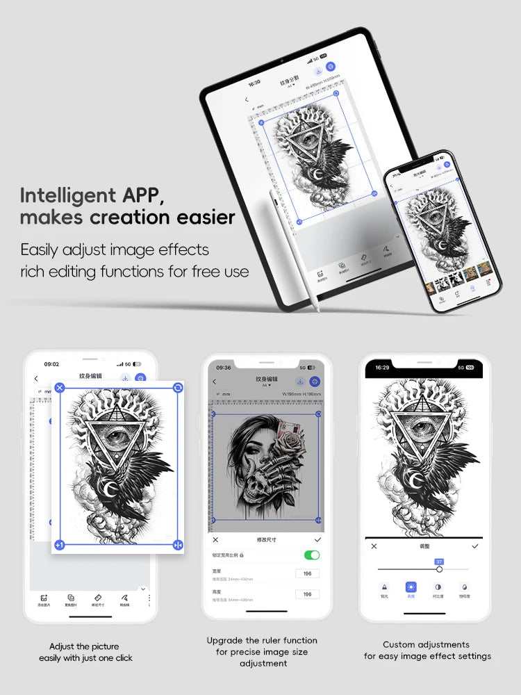 AIMO MR3 Mini Wireless Tattoo Stencil Printer