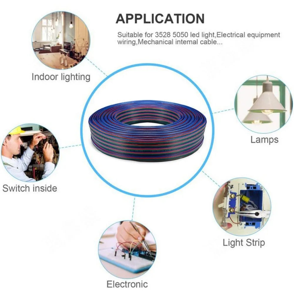 22AWG LED Extension Cable Wire