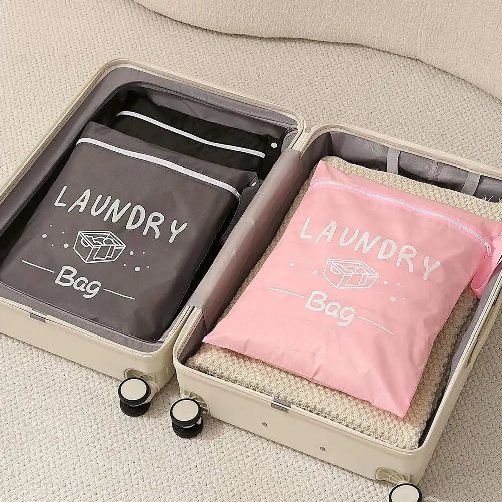 Waterproof Travel Laundry Bag with Hanging Strap