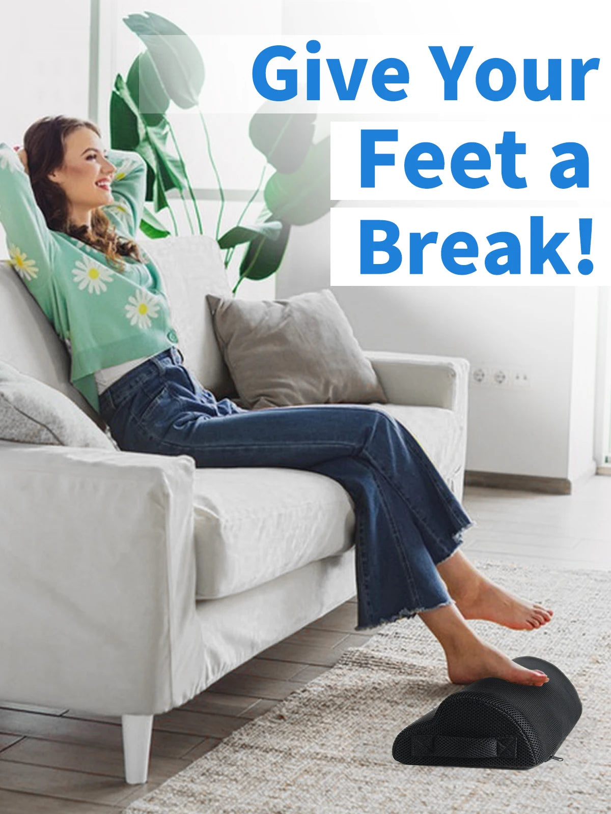 Memory Foam Under Desk Footrest