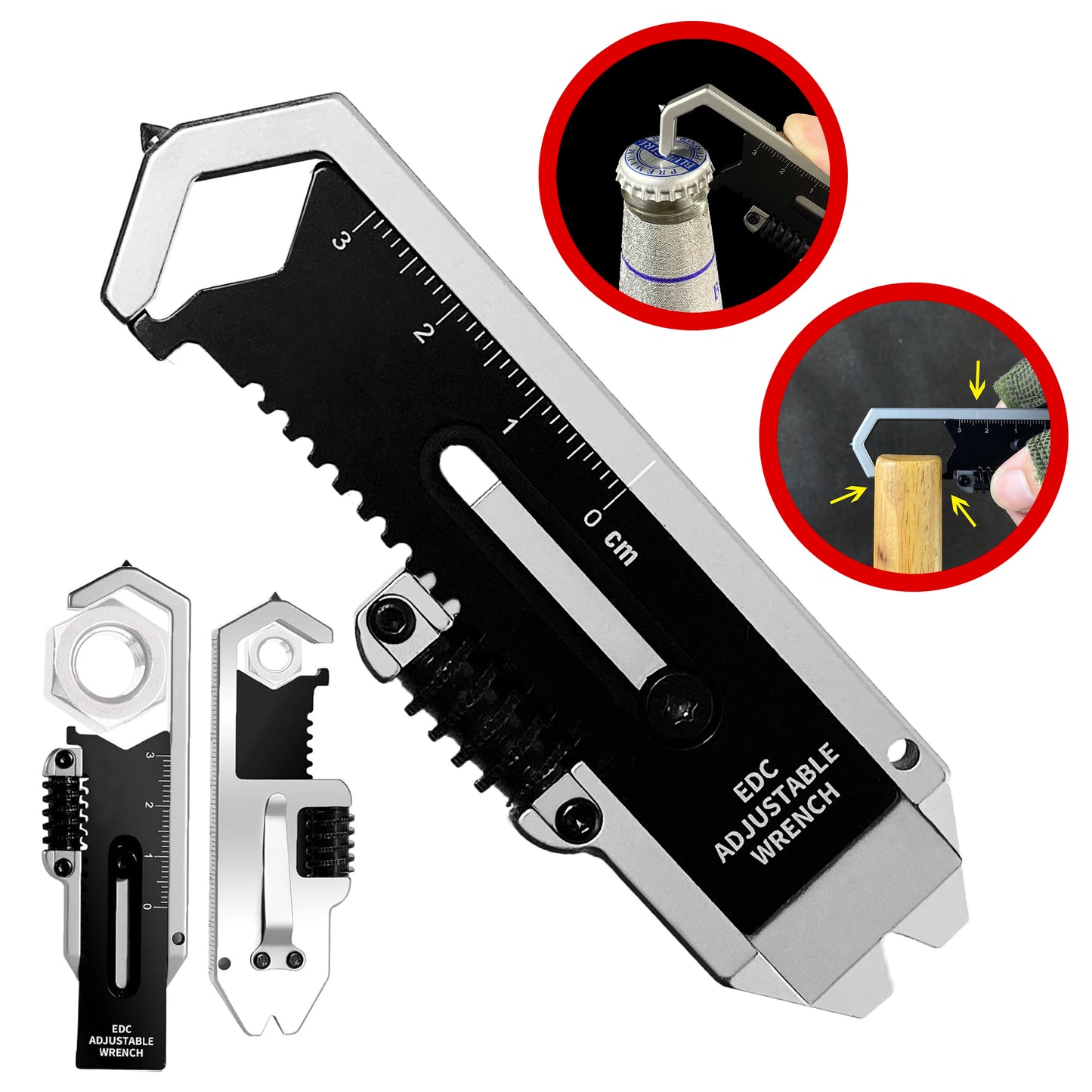 9-in-1 Stainless Steel EDC Multi-Tool