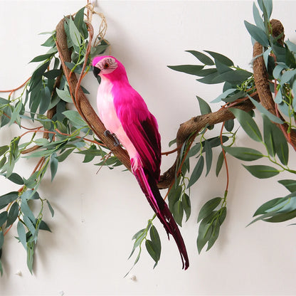 Realistic Artificial Parrot Ornament