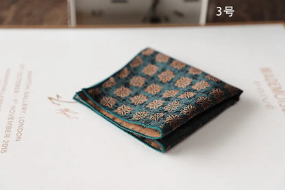 Korean Retro Geometric Pocket Square