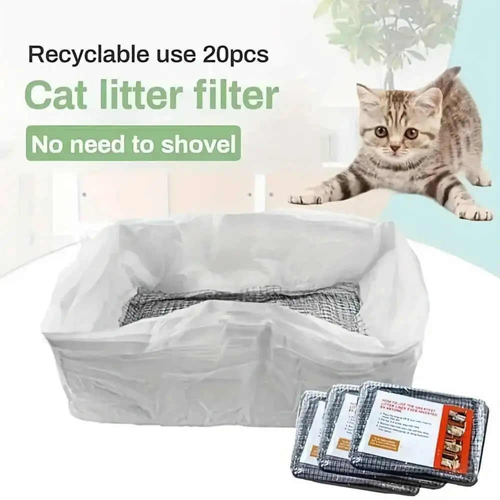 Reusable Cat Litter Box Filter Liners