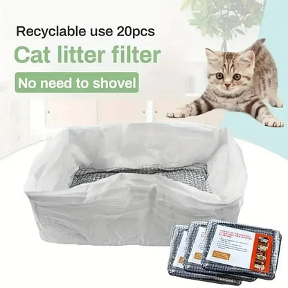 Reusable Cat Litter Box Filter Liners