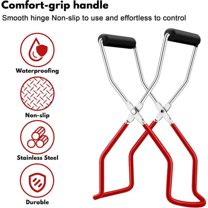 Stainless Steel Canning Jar Lifter Tongs