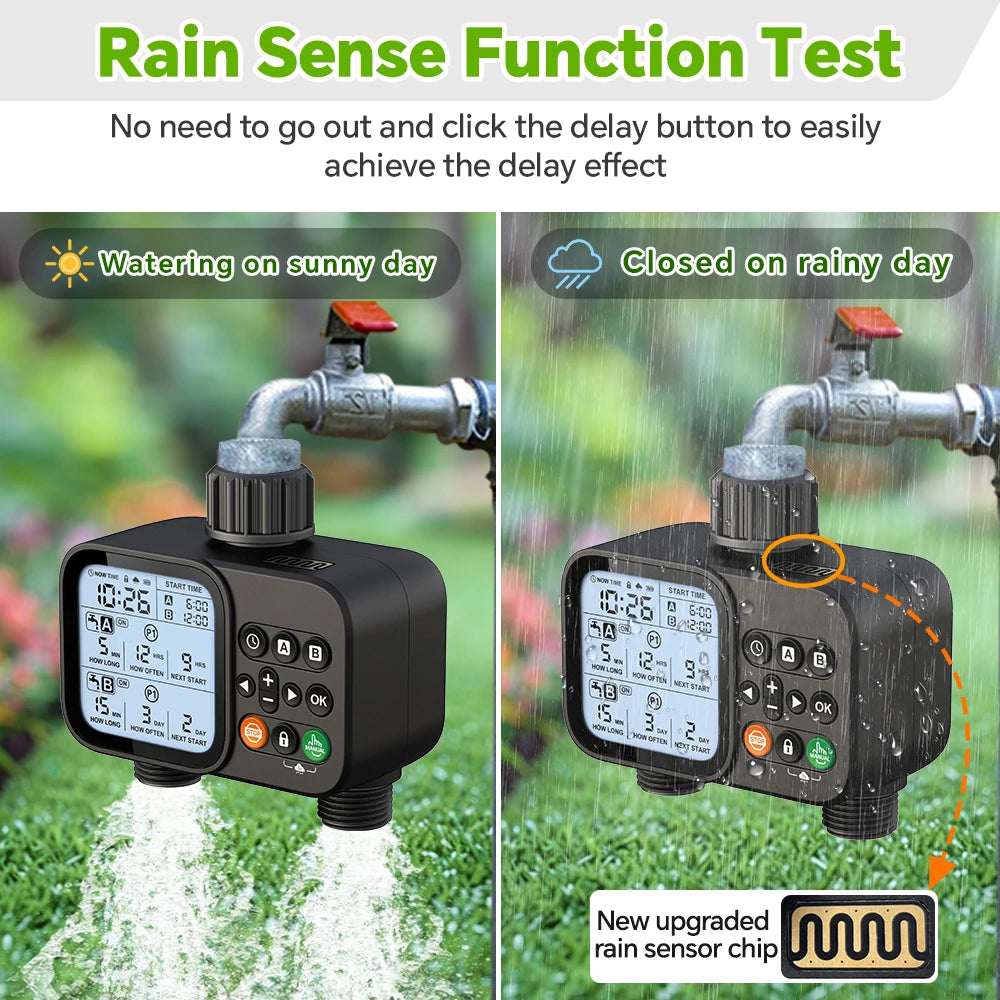 Smart 2-Zone Irrigation Water Timer