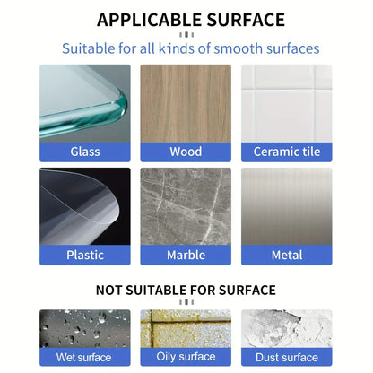 Clear Non-Marking Double-Sided Sticky Pads for DIY Crafts & Home Use