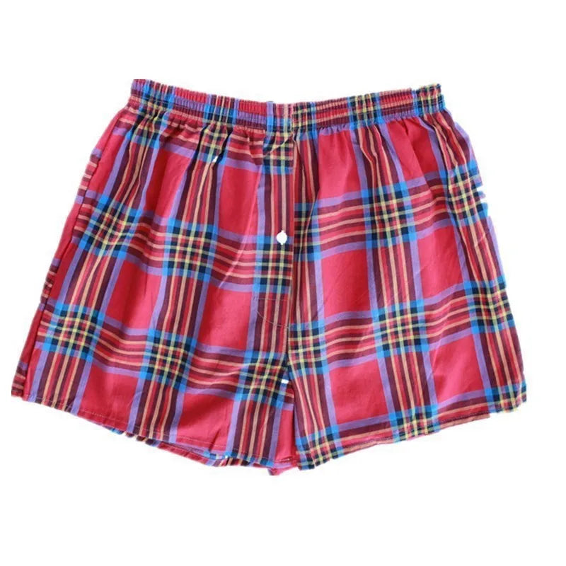4Pcs/lot M-4XL Classic Men Boxer Shorts