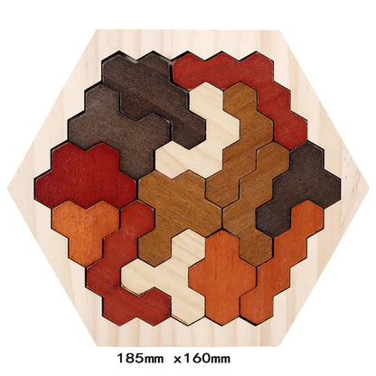 Wooden 3D Tangram Puzzle