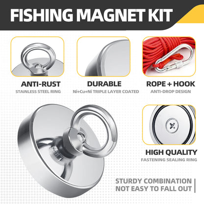 Heavy Duty Neodymium Fishing Magnet