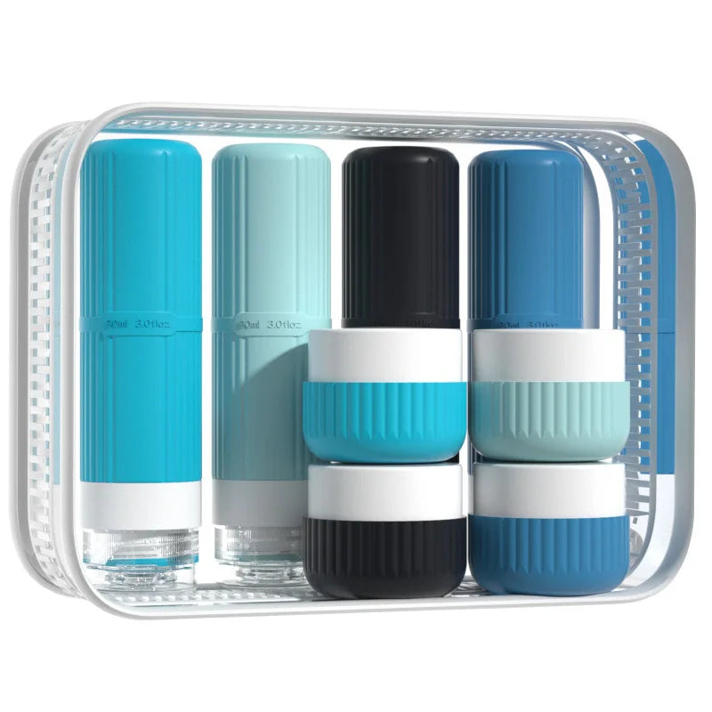 Silicone Travel Toiletry Bottles Set