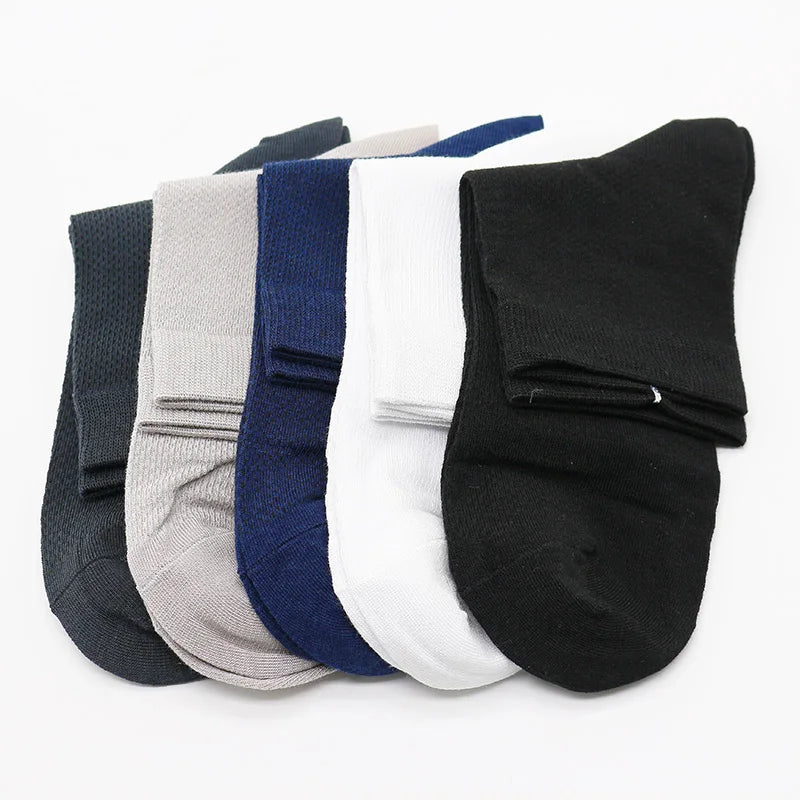 Men’s Bamboo Fiber Mesh Socks 10 Pairs