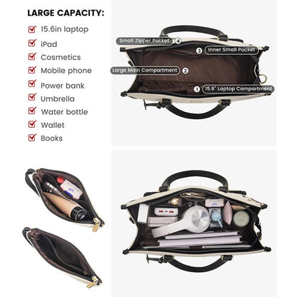 Women’s 2-in-1 Insulated Lunch Tote & Laptop Bag