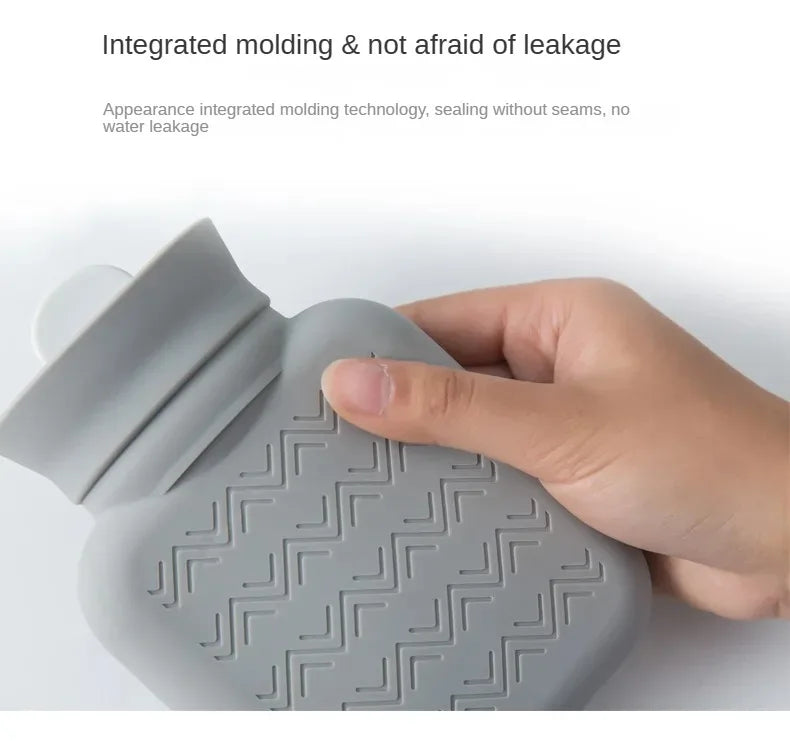 Compact Hand Warmer Bottle with Knitted Sleeve