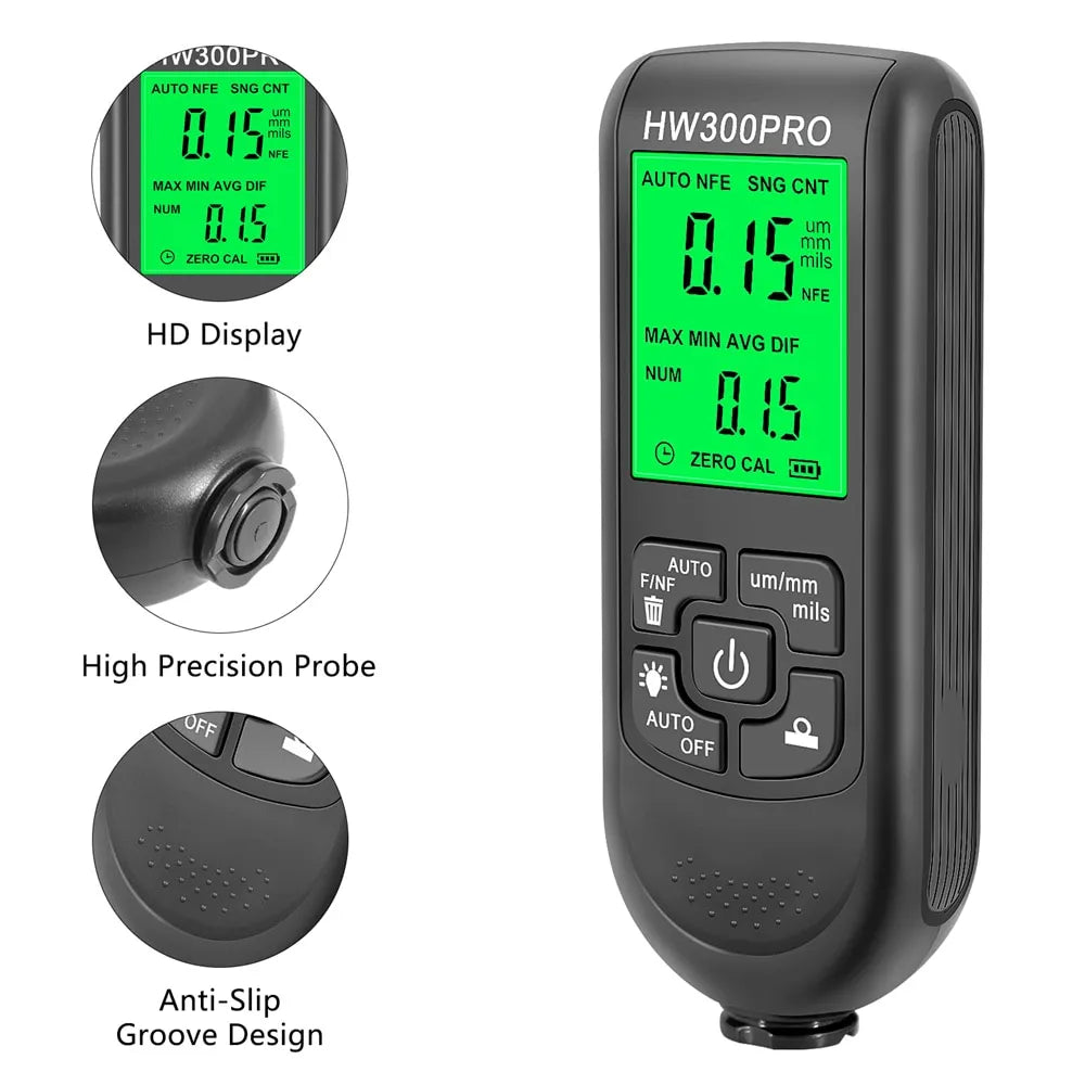 Electroplate Metal Coating Thickness Tester HW-300