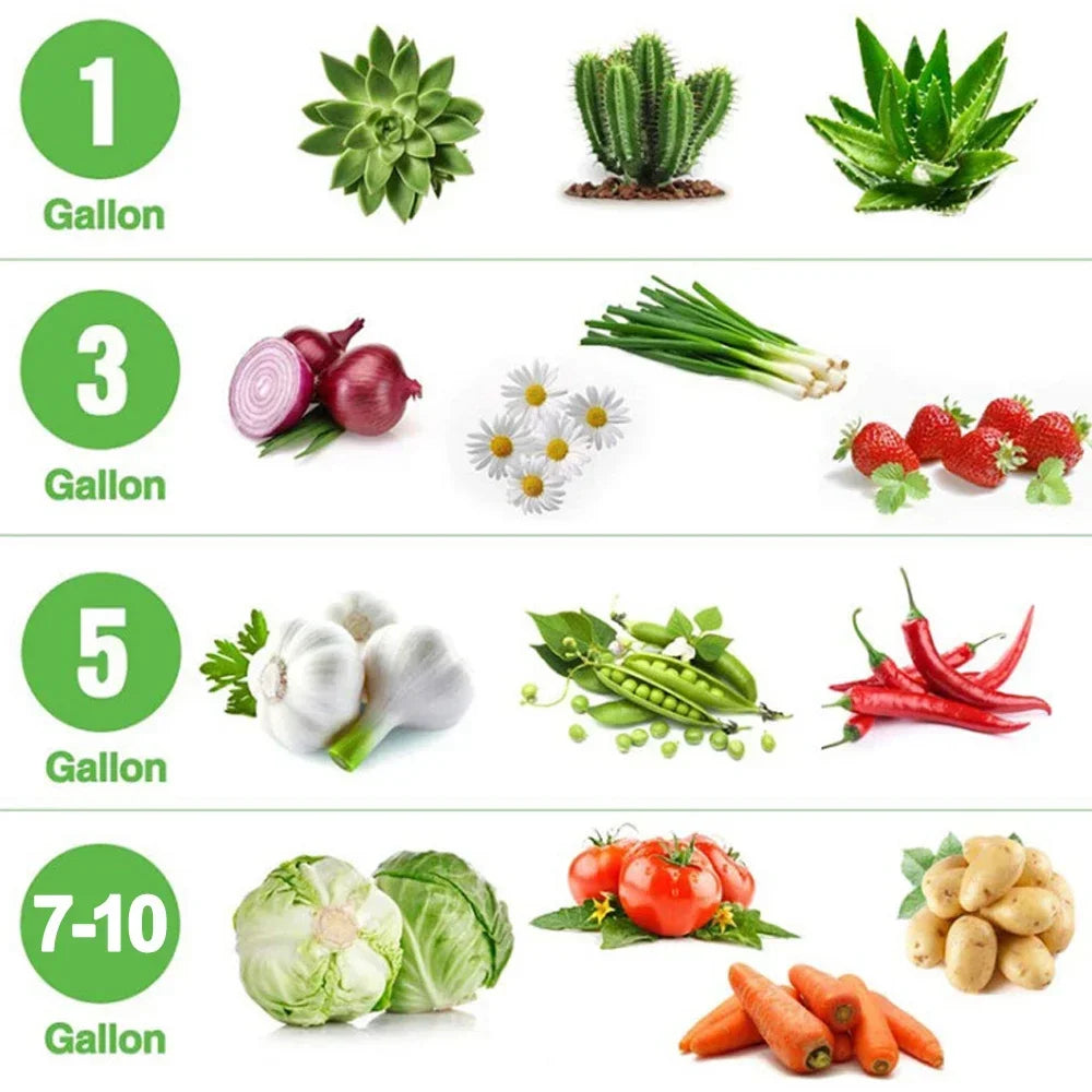 Reusable Fabric Grow Bag for Vegetables & Plants