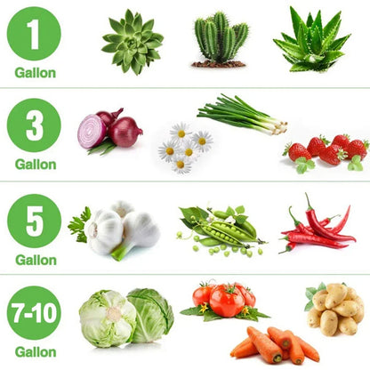 Reusable Fabric Grow Bag for Vegetables & Plants