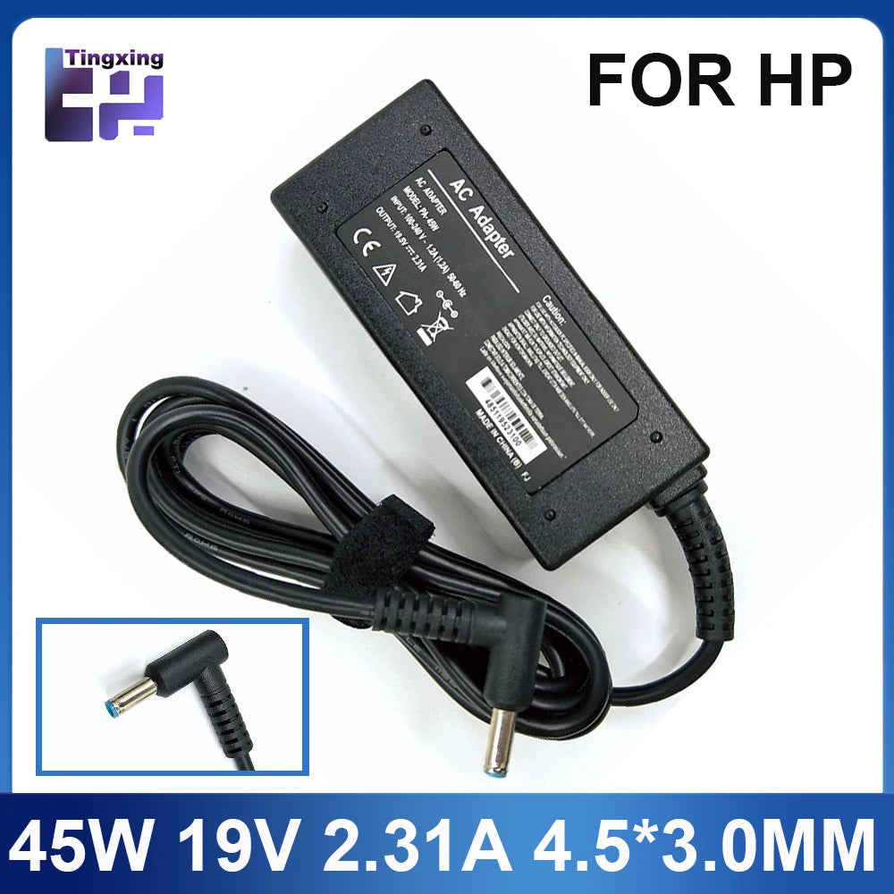 45W AC Power Adapter for HP Stream, Pavilion, Chromebook, EliteBook & Envy Laptops