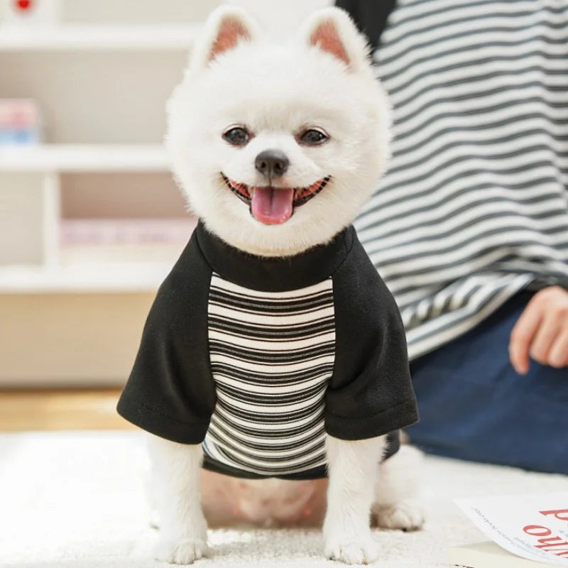 Striped Pet Pullover Shirt