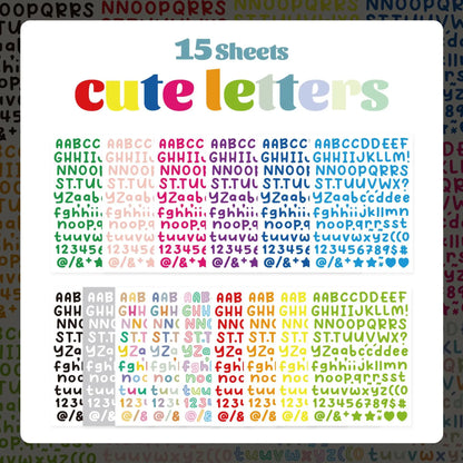 Mini Alphabet Letter Stickers
