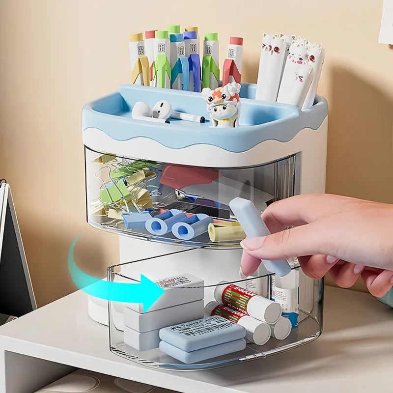 360° Rotating Desktop Pen Holder & Organizer
