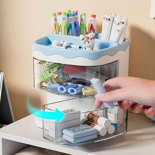 360° Rotating Desktop Pen Holder & Organizer